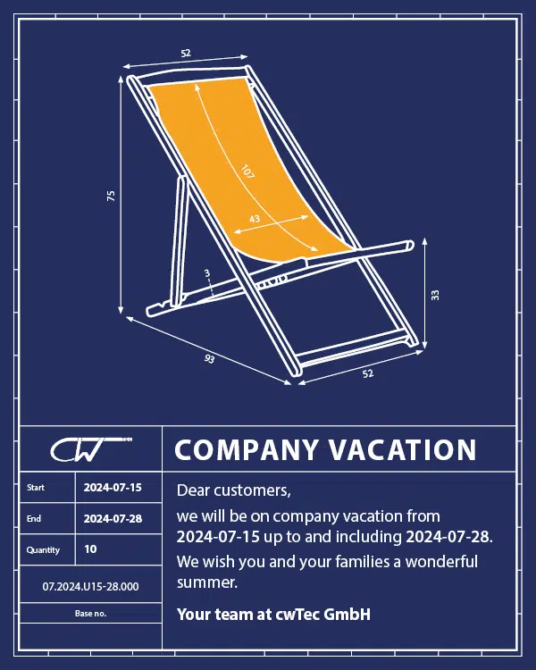 cwTec GmbH Company vacation 2024